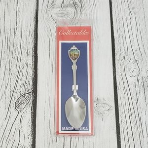New Collectible Arizona State Souvenir Spoon with Cactus Emblem- Silver